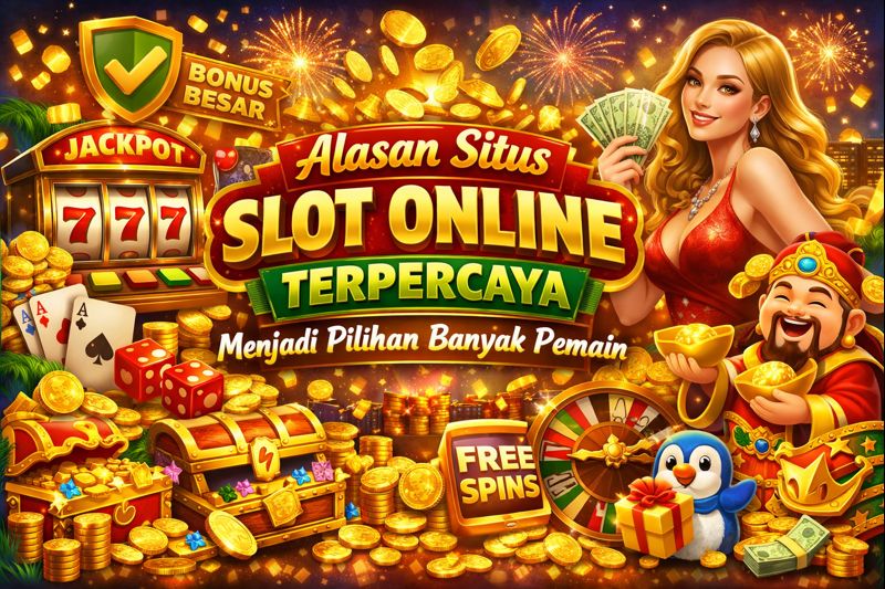 Alasan Situs Slot Online Terpercaya Menjadi Pilihan Banyak Pemain