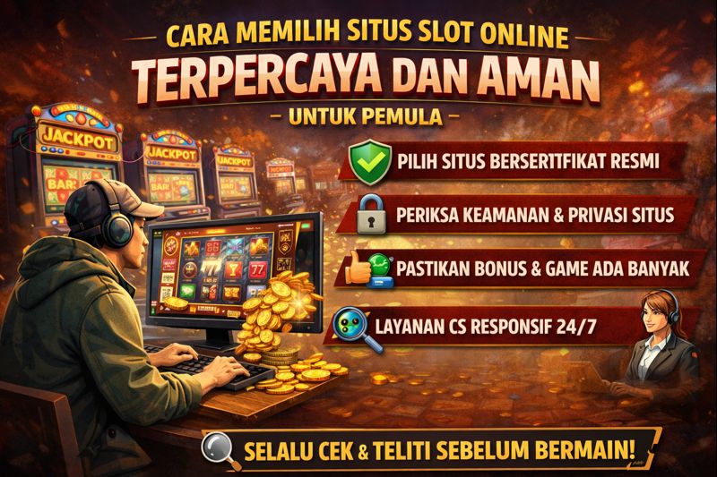 Cara Memilih Situs Slot Online Terpercaya dan Aman untuk Pemula